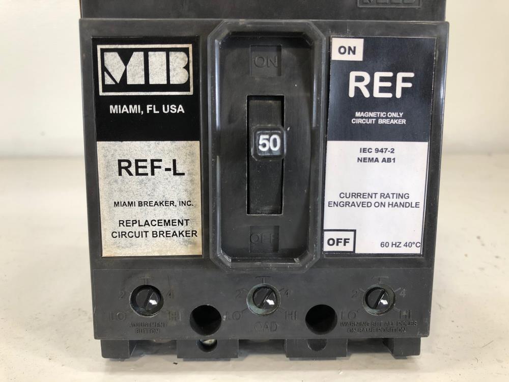 Miami Breaker R-Line 50 Amp Circuit Breaker REF3-L050